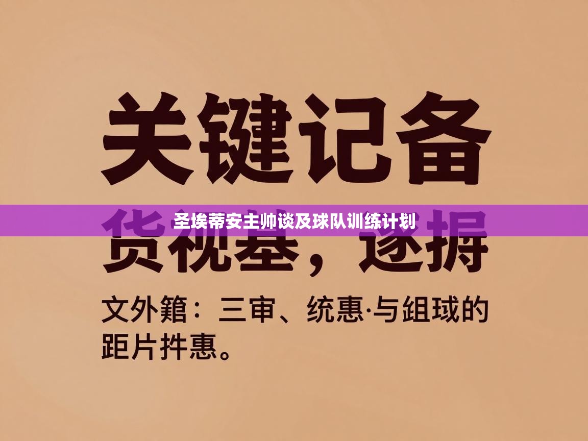圣埃蒂安主帅谈及球队训练计划 第2张